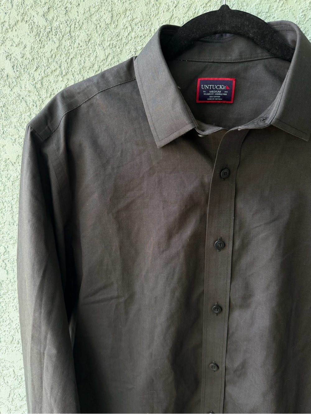 Untuckit 100% Cotton Mens Shirt Medium